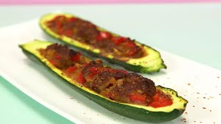 Recette  Courgette farcie [upl. by Sherie612]