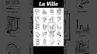 quotLa Ville en Français Key Words for City Lifequot 🇨🇵shorts french [upl. by Misti]