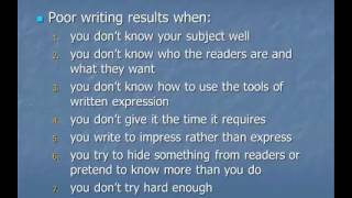 7A  Scientific Writing Tips  Commander Dennis Spence [upl. by Coheman789]