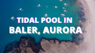 Tidal Pool in BALER AURORA  Angaras Secret Beach  Travel Philippines [upl. by Gobert]