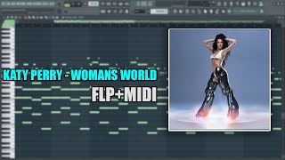 Katy Perry  Womans World MIDI  FLP FL Studio Piano Tutorial  Cover [upl. by Feodor]