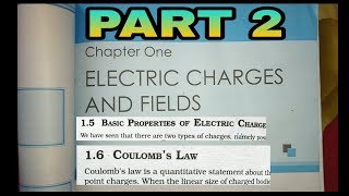 12 th NCERT Physics ELECTRIC CHARGE AND FIELDS  CHAPTER 1 CLASS 12  Pathshala  hindi [upl. by Rayham]