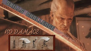 Sekiro Fighting Isshin Ashina Using Ichimonji And Shuriken ONLY Skills Challenge [upl. by Hgielime]