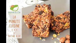 Recette de barres de céréales sans gluten [upl. by Nahtaneoj]