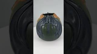 Ephraim Faience 2011 Hand Made Pottery Green Dream Time Ceramic Bat Vase C17R [upl. by Janyte197]