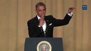 Obama Drops Mic 2016 WHCA Dinner [upl. by Aloel]