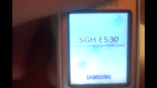 Samsung SGHE530 Зарядите батареюRecharge battery [upl. by Hamfurd216]