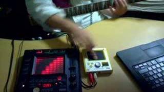 Kaossilator vs HeavyMetal Guitar [upl. by Nigle]