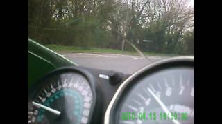 Top Speed In First Gear  Onboard ZX9R [upl. by Joon]