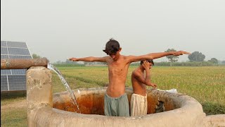 tubewell swimming and bathing 1ansar abbas [upl. by Cathy473]