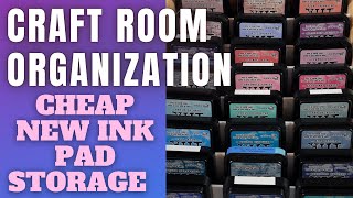 💥CRAFT ROOM ORGANIZATION 💥Amazing AFFORDABLE Ink Pad Storage Tutorial  Lets get you Organized [upl. by Ahsilac649]