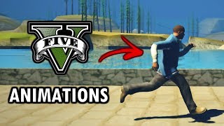 GTA San Andreas  GTA V Animations Mod [upl. by Sile602]