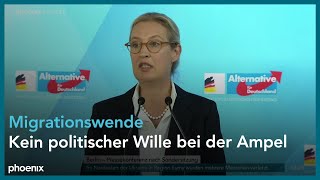 Pressekonferenz der AfD zu den Landtagswahlen und zur Migrationspolitik am 090924 [upl. by Lorien]