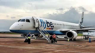 FLYBE Trip Report Norwich to Exeter Embraer 195 [upl. by Hinson]