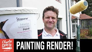 How to Paint Exterior Rendered Walls [upl. by Ayyn]