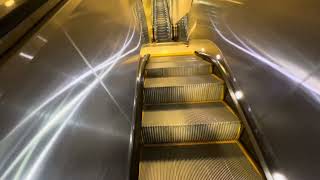 Kone BStation Escalators  SEA International Airport Seattle WA [upl. by Adaven]