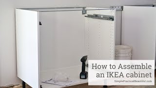 How to Assemble an IKEA SEKTION Base Cabinet [upl. by Drofnas565]