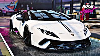 Lamborghini Huracan Performante Customisation and gameplay NeedForspeed HEAT [upl. by Allicerp]