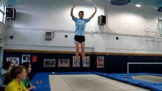 Y10 GCSE PE Trampoline  Michelle [upl. by Immaj681]