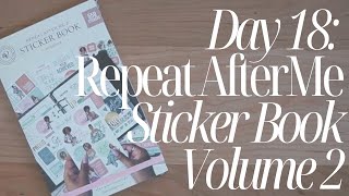 FINALLY Volume 2 Sticker Book Reveal  Motivational Quote Stickers for 2025 Planner System [upl. by Drucie]