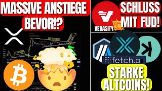 ⚠️XRP amp BTC VOR MASSIVEN ANSTIEGEN VERASITY ACHTUNG ARBITRUM FETCHAI KASPA IMX STARK [upl. by Ojybbob163]