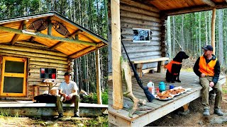 Building an Off Grid Log Cabin  MY SUMMER IN THE MAINE WOODS Full Movie [upl. by Aniroz3]