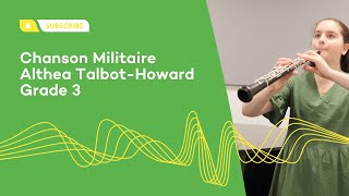 Chanson Militaire Althea TalbotHoward  Grade 3 Oboe [upl. by Dwinnell]