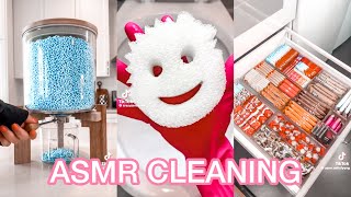 Satisfying Cleaning Organizing Restocking ASMR TikToks 💕 [upl. by Zenitram]