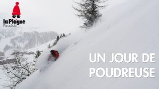 SKI Jour de poudreuse  la Plagne [upl. by Laurentium]