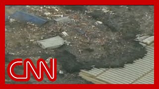 Watch a massive tsunami engulf entire towns in Japan 2011 [upl. by Kcam]