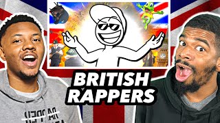 AMERICANS REACT To british rappers be like [upl. by Nolaj]