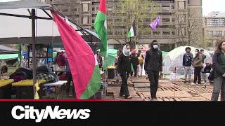 ProPalestinian encampment at McGill University enters second week [upl. by Feeney]