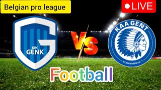 Racing Genk vs KAA Gent belgian pro league football live score today match [upl. by Areek]