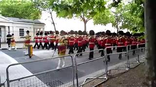 Massed Bands of the Guards Division Beating Retreat 2017 [upl. by Estrin50]