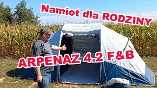 Recenzja Namiot Quechua Arpenaz 42 FreshampBlack quechua arpenaz camping decathlon namiot [upl. by Reckford]