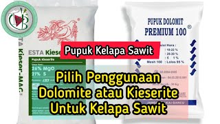 Pilih Penggunaan Dolomite atau Kieserite Untuk Kelapa Sawit [upl. by Atiuqihs]