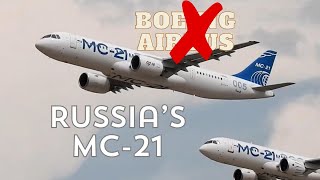 Irkut MC21  The Russian Competition of singleaisle Boeing 737 and Airbus A320 [upl. by Atnohsal]