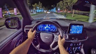 2022 Chevrolet Tahoe Z71 POV Night Drive 3D AudioASMR [upl. by Sanborn802]