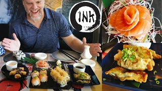 Lunch at Ink Japanese Restaurant Bali  Greg Eats [upl. by Ecarret780]