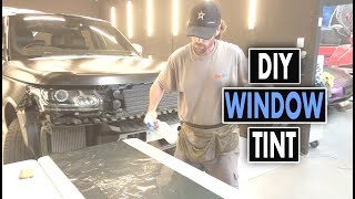 How to Tint Car Windows DIY Window Tinting [upl. by Okechuku]