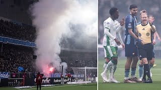 Skandalscener I Derbyt Mellan Hammarby amp Djurgården [upl. by Attehcram873]