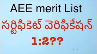 AEE merit list aee tspsc meritlist [upl. by Draper]