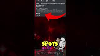 INSANE BLOODLUST AURA ROLL 1 in 30000000 SOLS RNG ERA 7 BEST LUCK SPOTS solsrng robloxanime [upl. by Donohue]