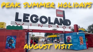 Peak Summer Holidays at Legoland Windsor  What are the Crowds like [upl. by Assiral]