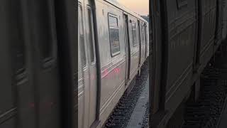 R44 departing station  Staten Island railway station [upl. by Senilec339]