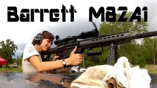 The Amazing 50 BMG Barrett M82A1 [upl. by Hgielar]