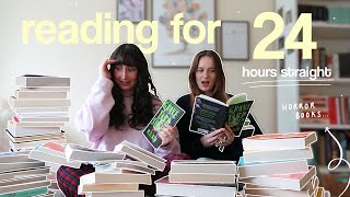 24 hour reading challenge w my bestie ⏰📖 how many books can we read in 24 hours [upl. by Reamy]