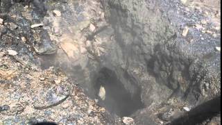 Fumarole at Solfatara Volcano in Pozzuoli near Naples [upl. by Hime]