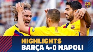 FC Barcelona – SCC Napoli 40 HIGHLIGHTS [upl. by Ecirtac]