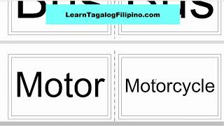 Words Related to the Word Street  LEARN TAGALOG FILIPINO  Patreon [upl. by Boycie]